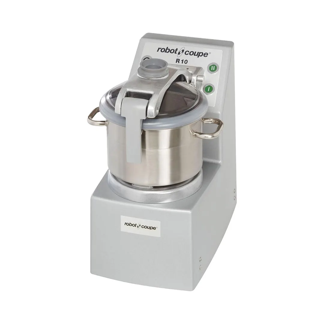 Robot Coupe R10 Vertical Cutter Mixer, (3) Blades and 11.5L Bowl , 4.5 HP, 2-Speed
