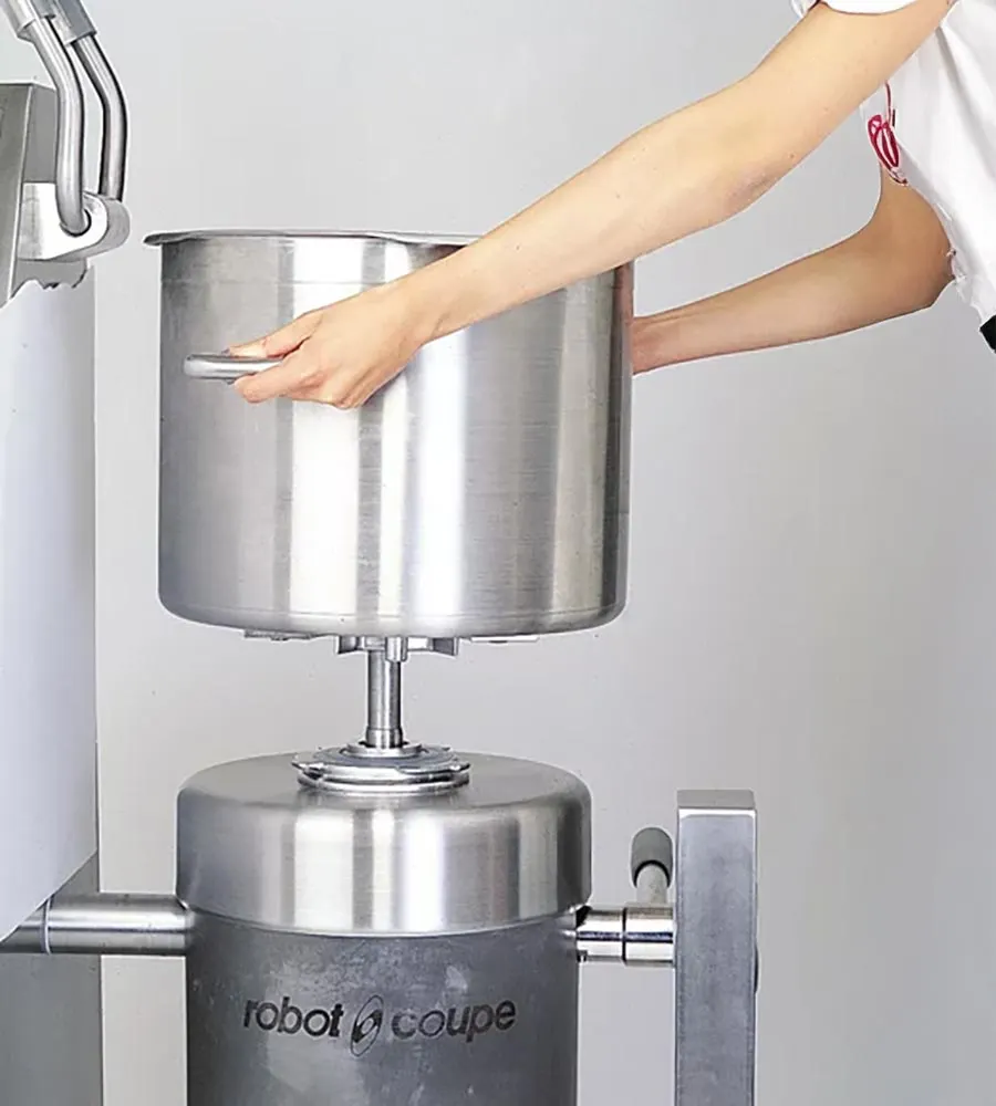 Robot Coupe R45T Vertical Cutter Mixer, (3) Blades, 45L Bowl, 13 1/2 hp, 2-Speed