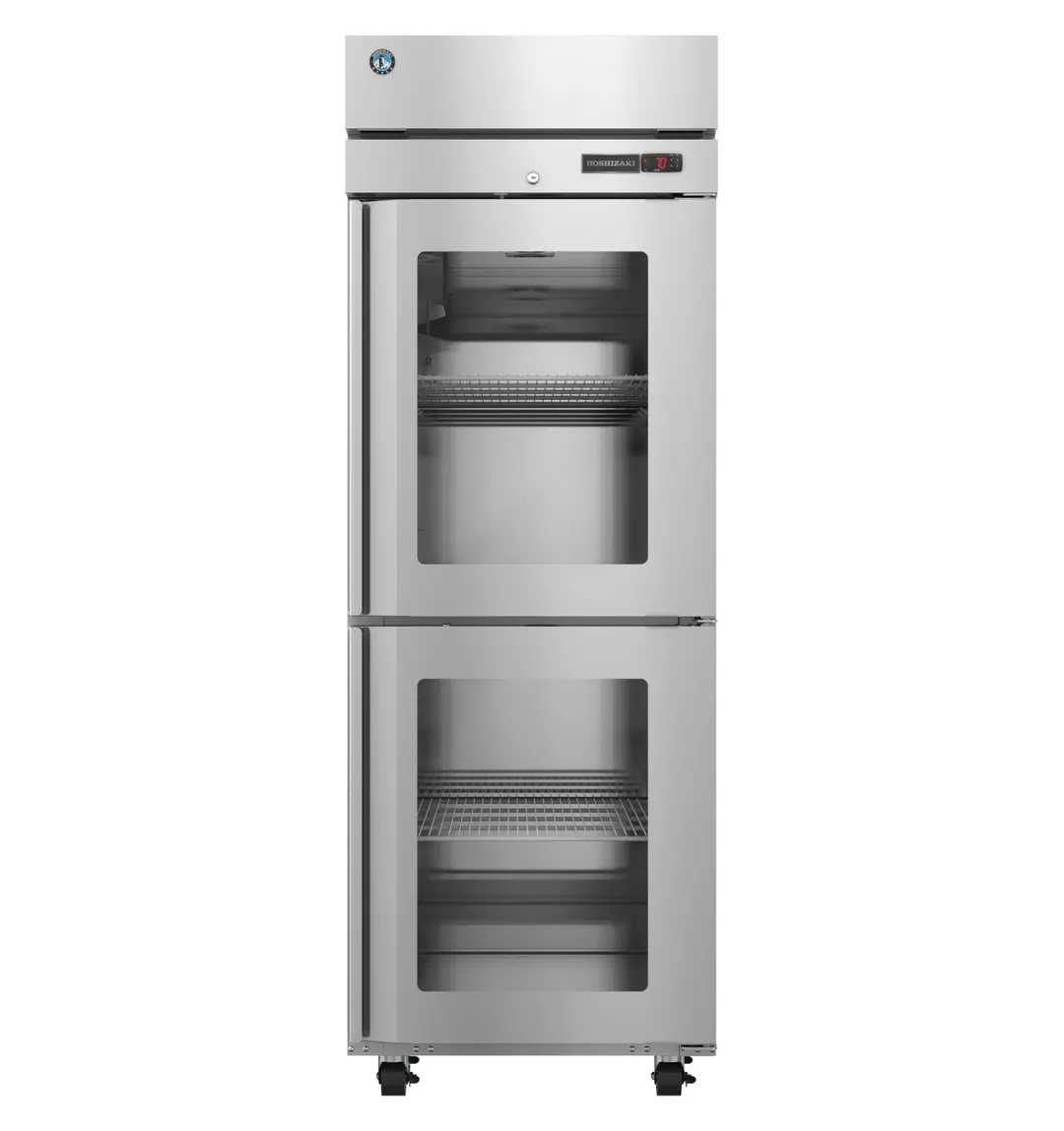 Hoshizaki HC1A-HGE 1-Section Glass Door Heated Holding Cabinet, 27.5"W x 33.5"D x 79.5"H, Stainless Steel, ENERGY STAR