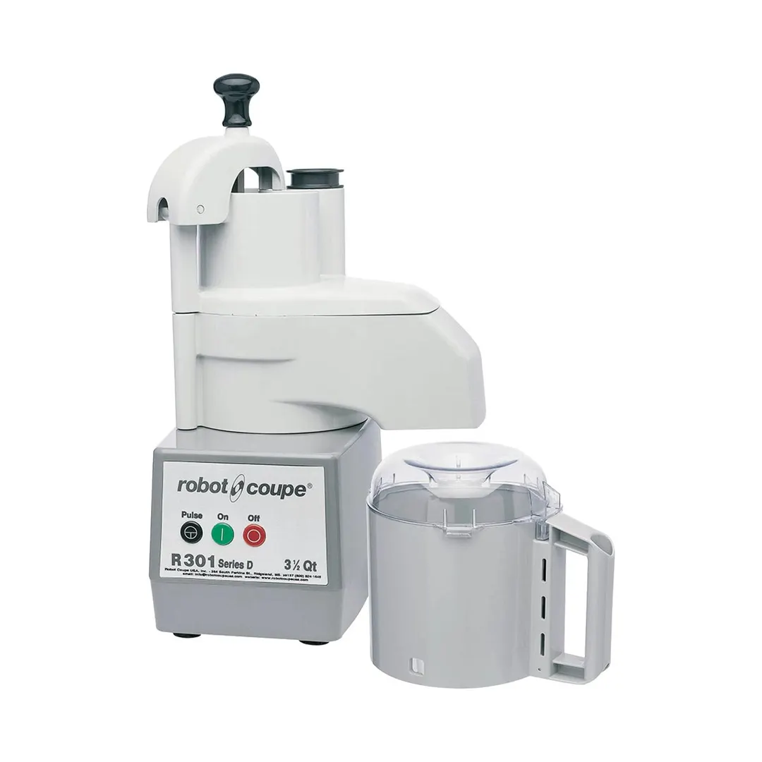 Robot Coupe R301DICE Combination Food Processor, 3.7L Stainless Steel Bowl, Dicing Kit, 2 HP, 1725 RPM