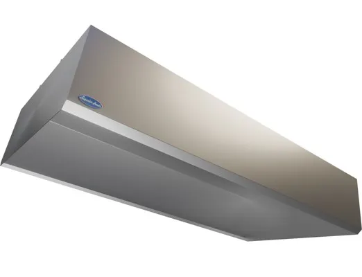 Superior Hoods HEAT48-10 Condensate Hood, 10ft x 48in x 18in, Type II Heat & Steam Extraction, 430 SS, NSF