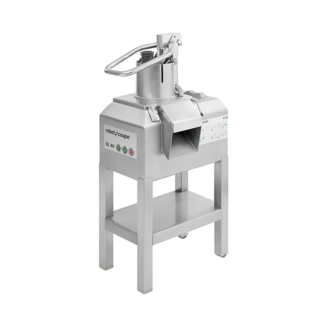 Robot Coupe CL60E 3 hp, 3970 lbs/hr, 2-Speed Continuous Feed Food Processor, 3mm Grating and Slicing Discs