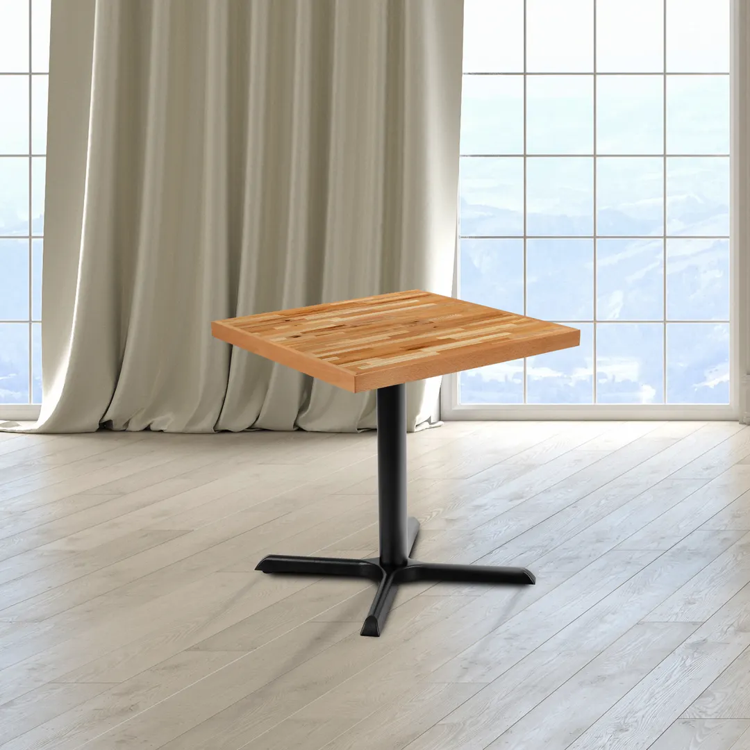 Flash Furniture XU-BB30SQ-GG 30x30 Square Butcher Block Wood Table Top