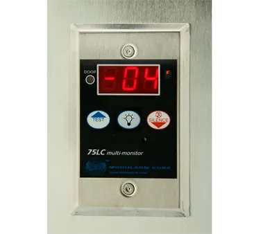Kitchen Brains 75LC WE FLUSH - Alarm, Alu/Ste, °F/°C, Set-Points, 25' Sensor, 115/230V 8W, cULus