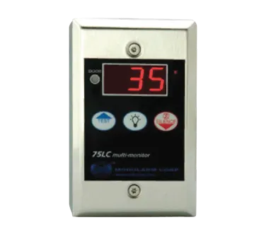 Kitchen Brains 75LC WE SURFACE – Cooler/Freezer Alarm, °F/°C, 25′ Sensor, 8 W 115/230 V, CULus