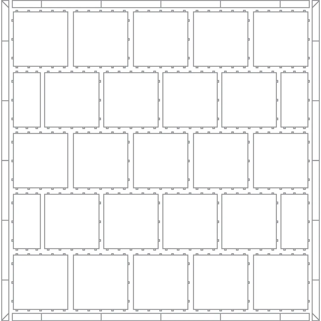 Forbes Industries 3202FK2 Florlok 2 Portable Dance Floor Set, 6'x12', Smoked Oak, Hardwood Surface, Aluminum Frame