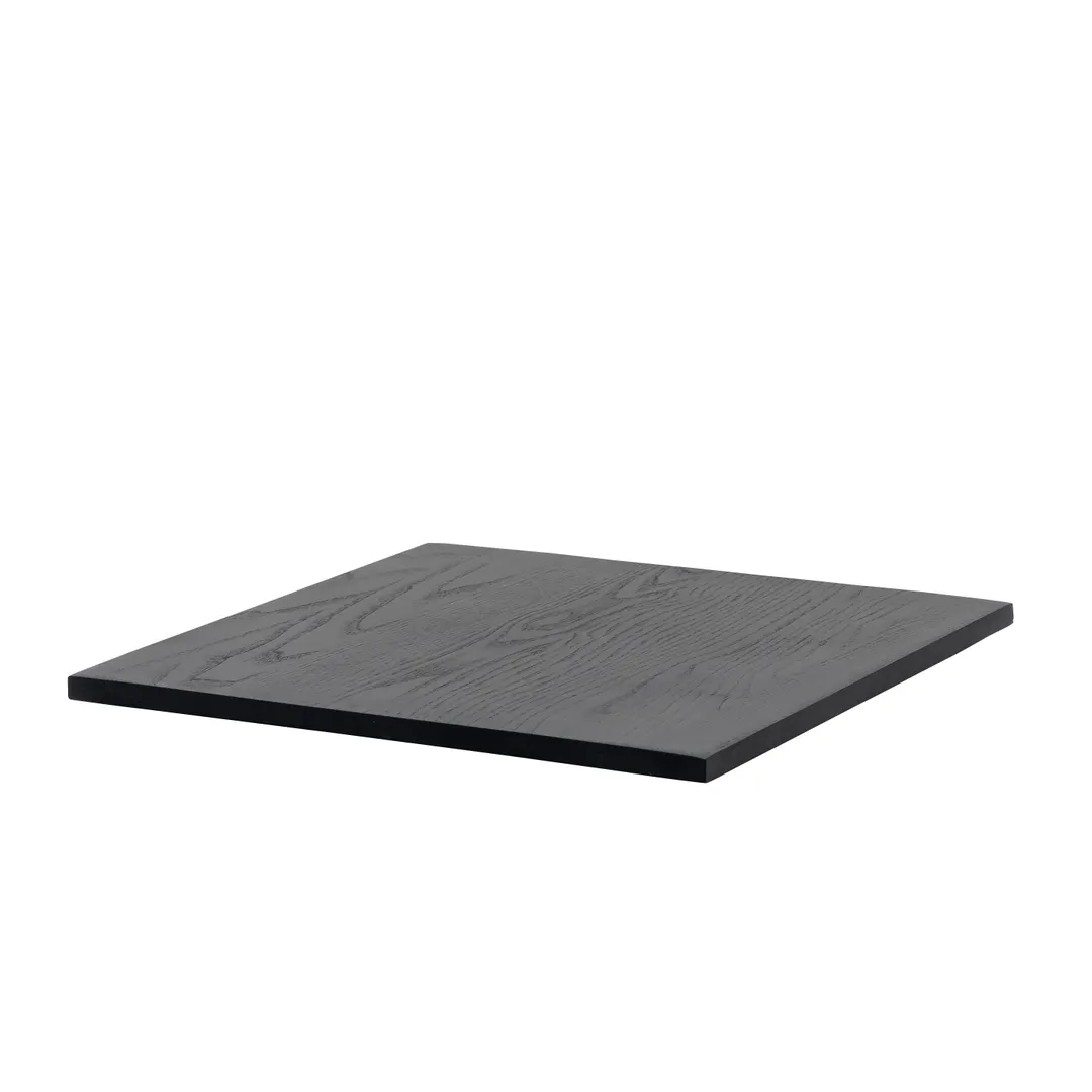Steelite 7368MW506 Square Top Tier Tile Configurable Buffet Table, 14x14x0.625, Spire Onyx Creations, Wood, Hand Wash Only