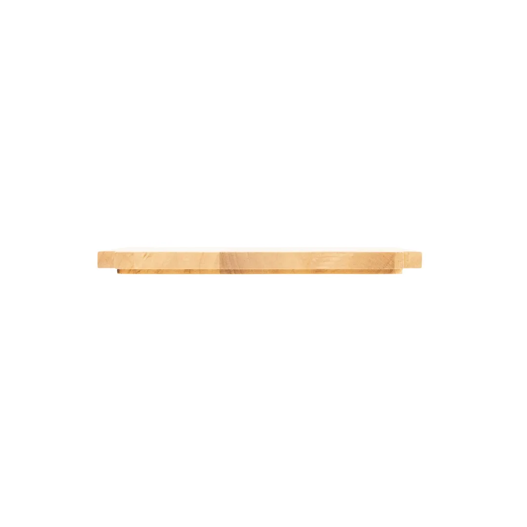 Steelite 7369MW505 Square Tile Configurable Buffet Table, 9.5x9.5x0.625, Spire Blonde Wood