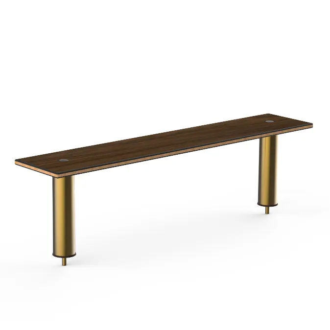 Steelite MGCIAF07WBXX Modular Classic Buffet Shelf, 47"W x 9.5"D x 12.5"H, Bengali mango wood BHP laminate top
