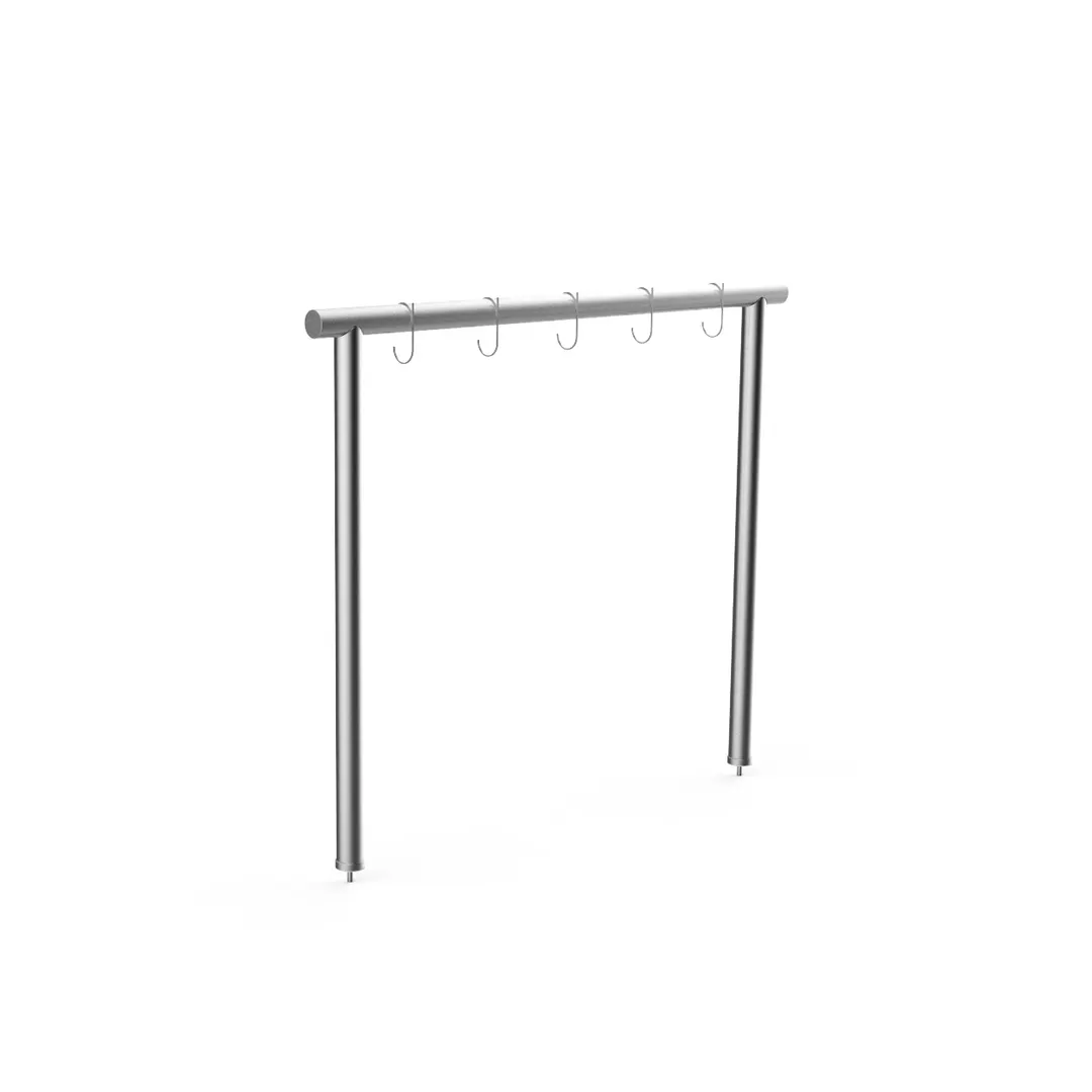 Steelite MGCIAM02XSXX Modular Arch Rack Buffet Table, 71" W, 3" D, 61" H, Brushed Stainless Steel