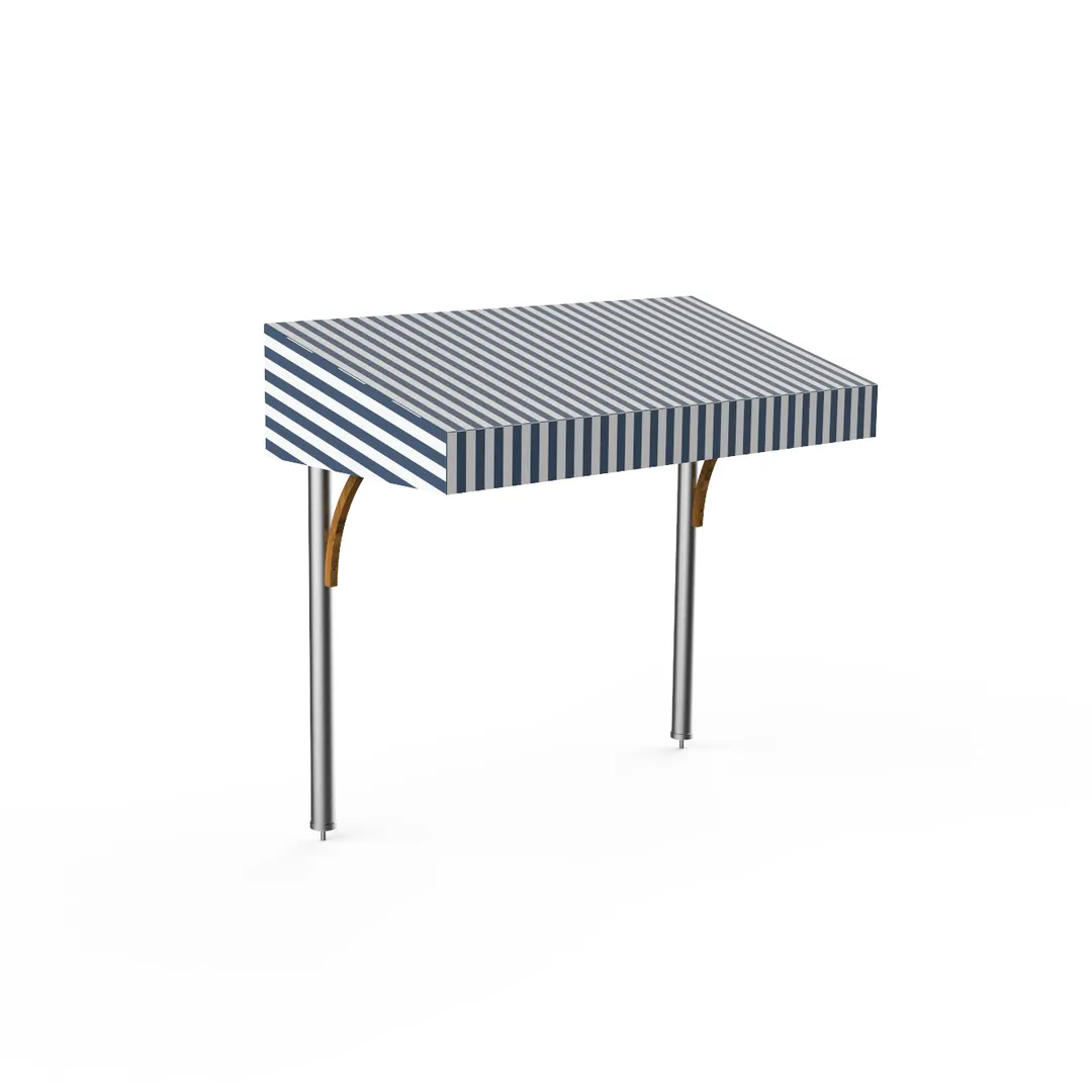 Steelite MGCIAM03XSWX 71" Configurable Buffet Table, Stainless Steel, Brushed Finish, Canopy Style