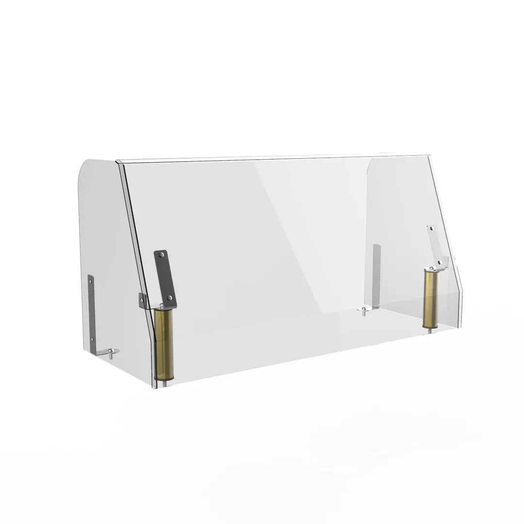 Steelite Buffet Table with 71 Inch Width, High-Gloss Finish, and Modular Design, 2 End Panels, Accommodates Large Gatherings, Commercial Grade,  MGCIAN08, 35.5H x 71W x 28D inches