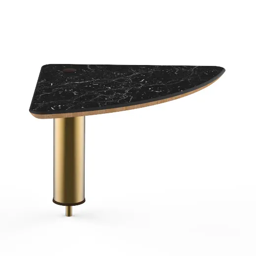 Steelite Buffet Table with Nero Marquina Marble Nero