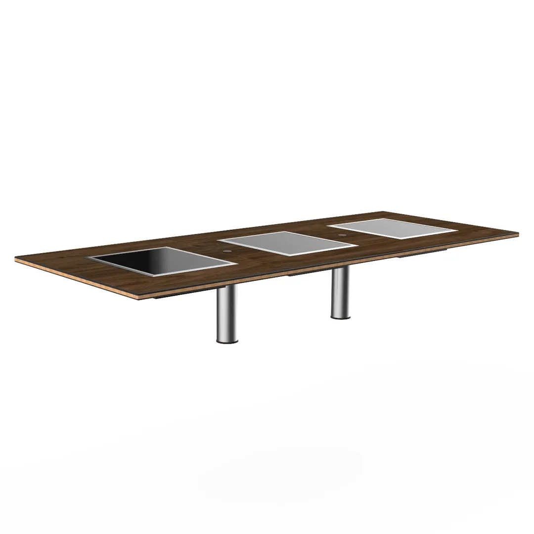 Steelite MGCITD02WSXX 71" Buffet Table, Bengali Mango Wood Top, Brushed Stainless Steel, 270W 120V Induction Warming