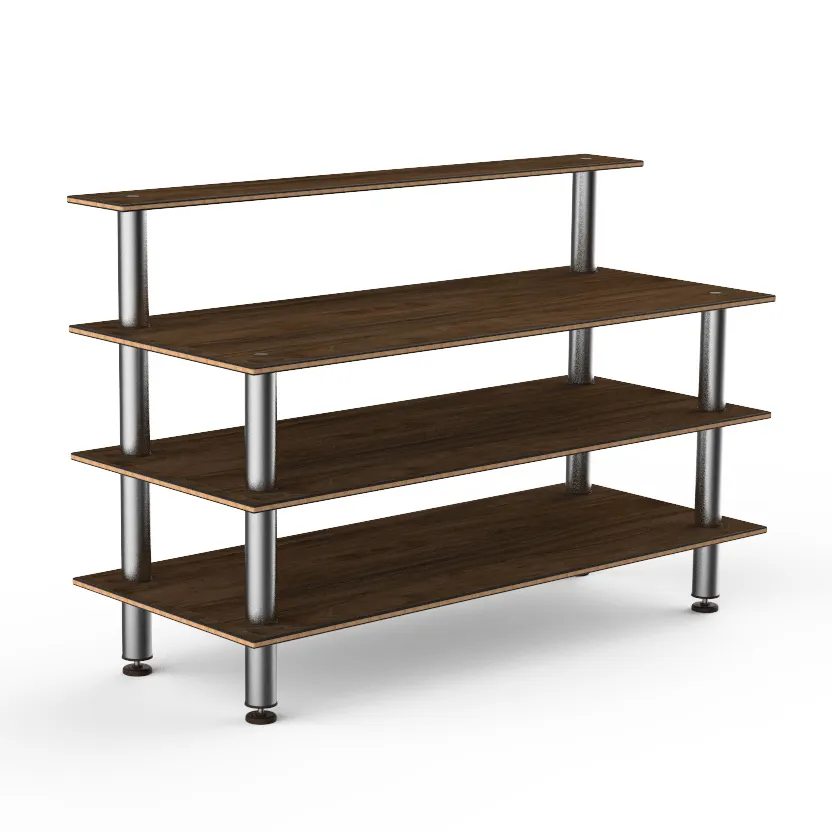 Steelite MGCMLB13WSXF 71" Configurable Buffet Table, 3-Tier, 29-1/2"D x 47"H, Bengali Mango Wood BHP Laminate Top