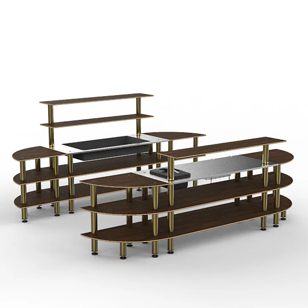Steelite MGCMLC10WBXF Configurable Buffet Table, Back Bar, Mixed Materials, Sold per Case