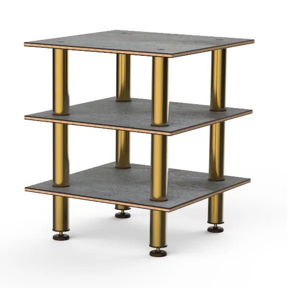 Steelite MGCMLX03GBXF 3-Tier Modular Classic Serving Station, 29x29, 35H, Grey Slate BHP Laminate Top