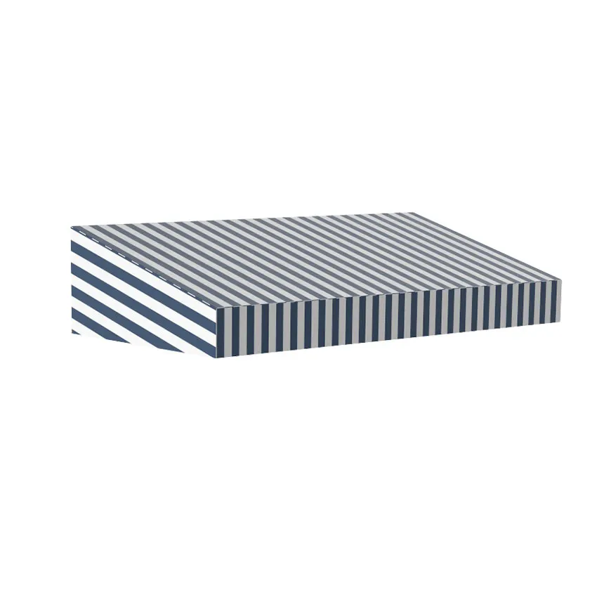 Steelite MGSADDCR0101 Mogogo Buffet Solutions Modular Cordura Canopy Cover, Large, White/Blue Stripes