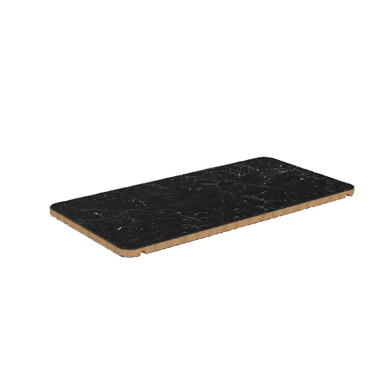 Steelite MGSADDHB0301 Mogogo Mini Buffet Extension, 14" Wide, 25" Depth, Marble Black, Mixed Materials