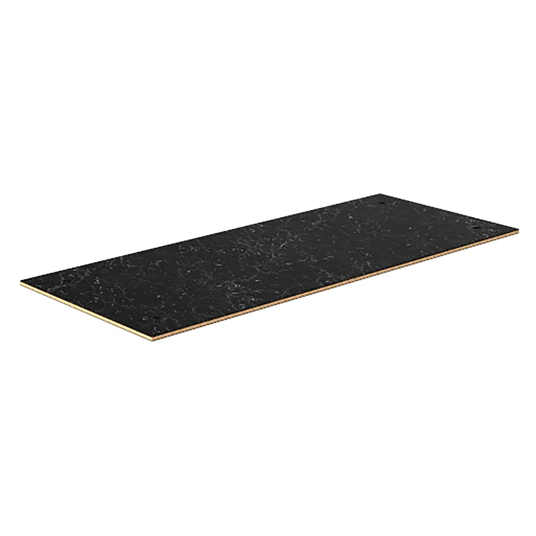 Steelite MGSCTPHB0101 Mogogo Buffet Table, 71" x 29.5", Nero Marquina Marble BHP Laminate Top
