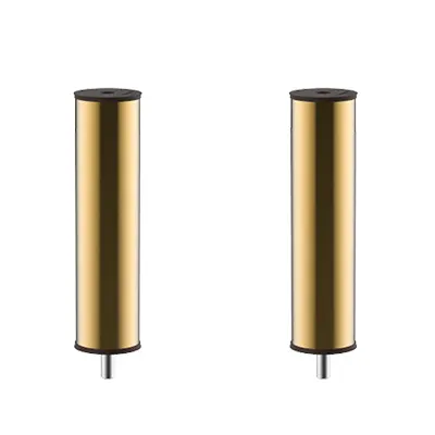 Steelite MGSLEGBR0801 12" Modular Buffet Support Segment, Stainless Steel, Brushed Brass Finish, Sold per Set
