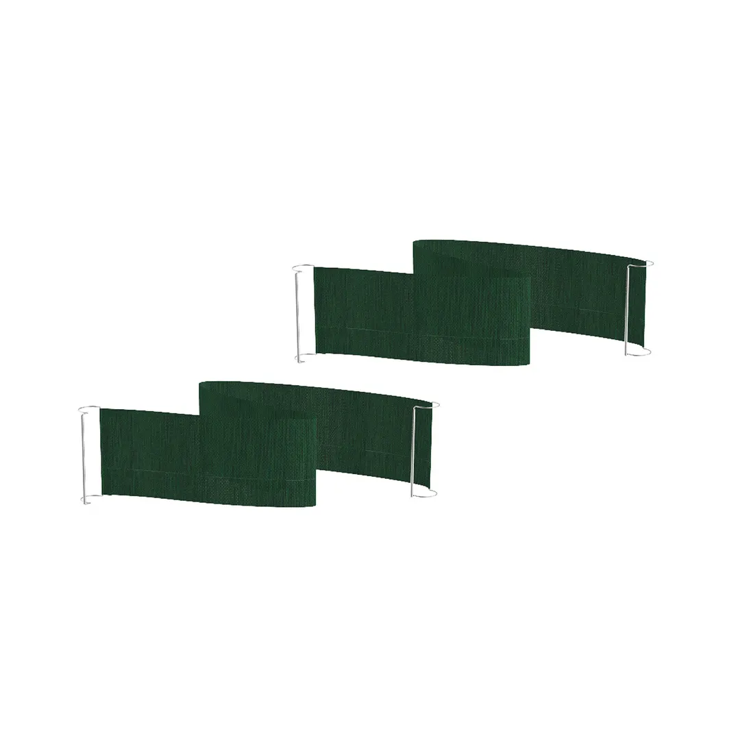 Steelite MGSQCOGP0201 Mogogo Buffet Solutions Modular Classic Quick Cover, Jungle Green, Plastic, Large, 2 per Set