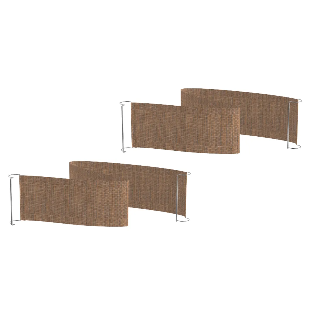 Steelite MGSQCOPV0701 Mogogo Buffet Solutions Modular Classic Quick Cover, Small, Golden Brown, Plastic, 2/Set