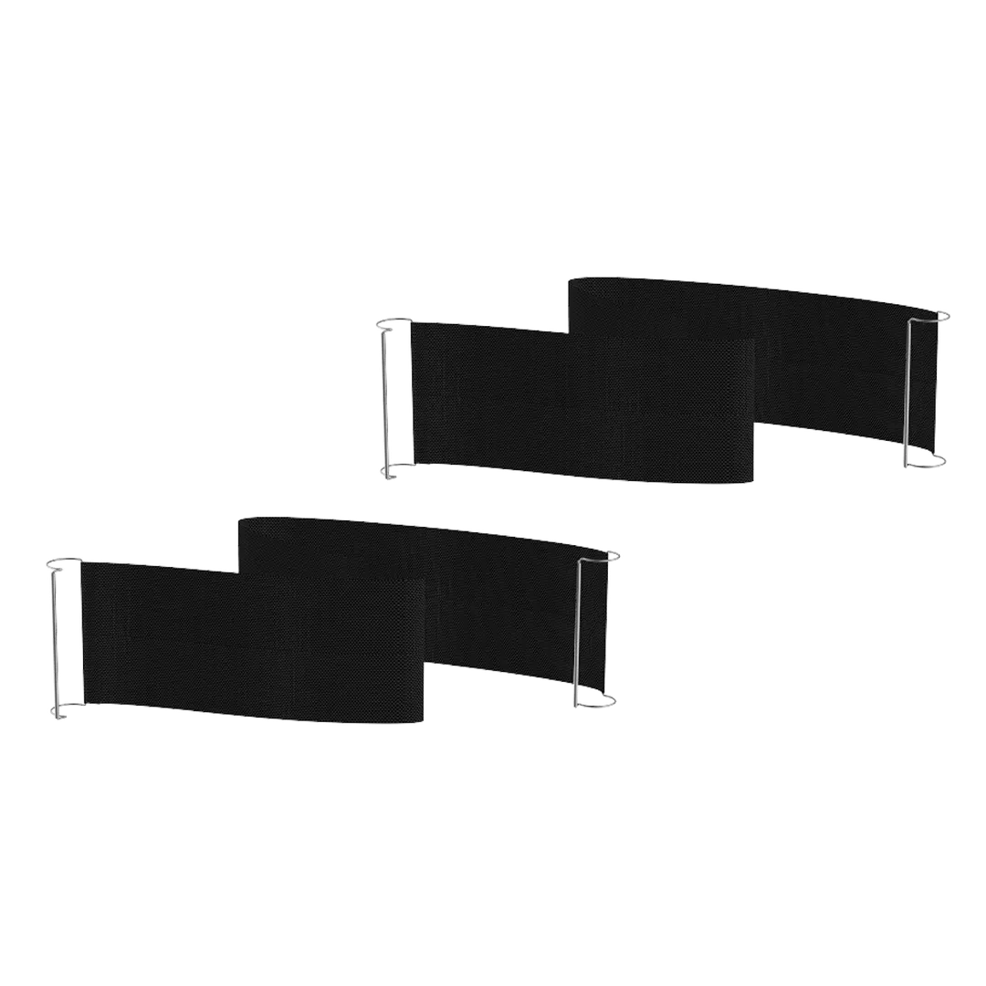 Steelite MGSQCOPV1901 Configurable Buffet Table, 2-Piece Set, Charcoal Gray, 1901 Model, Plastic, Modular Design, Quick Assembly