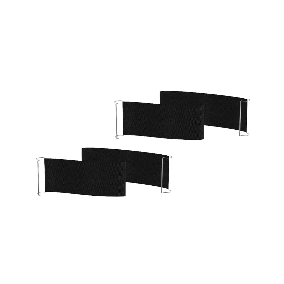 Steelite MGSQCOPV2601 Mogogo Buffet Solutions Modular Classic Quick Cover, large, charcoal black, plastic, 2 per set