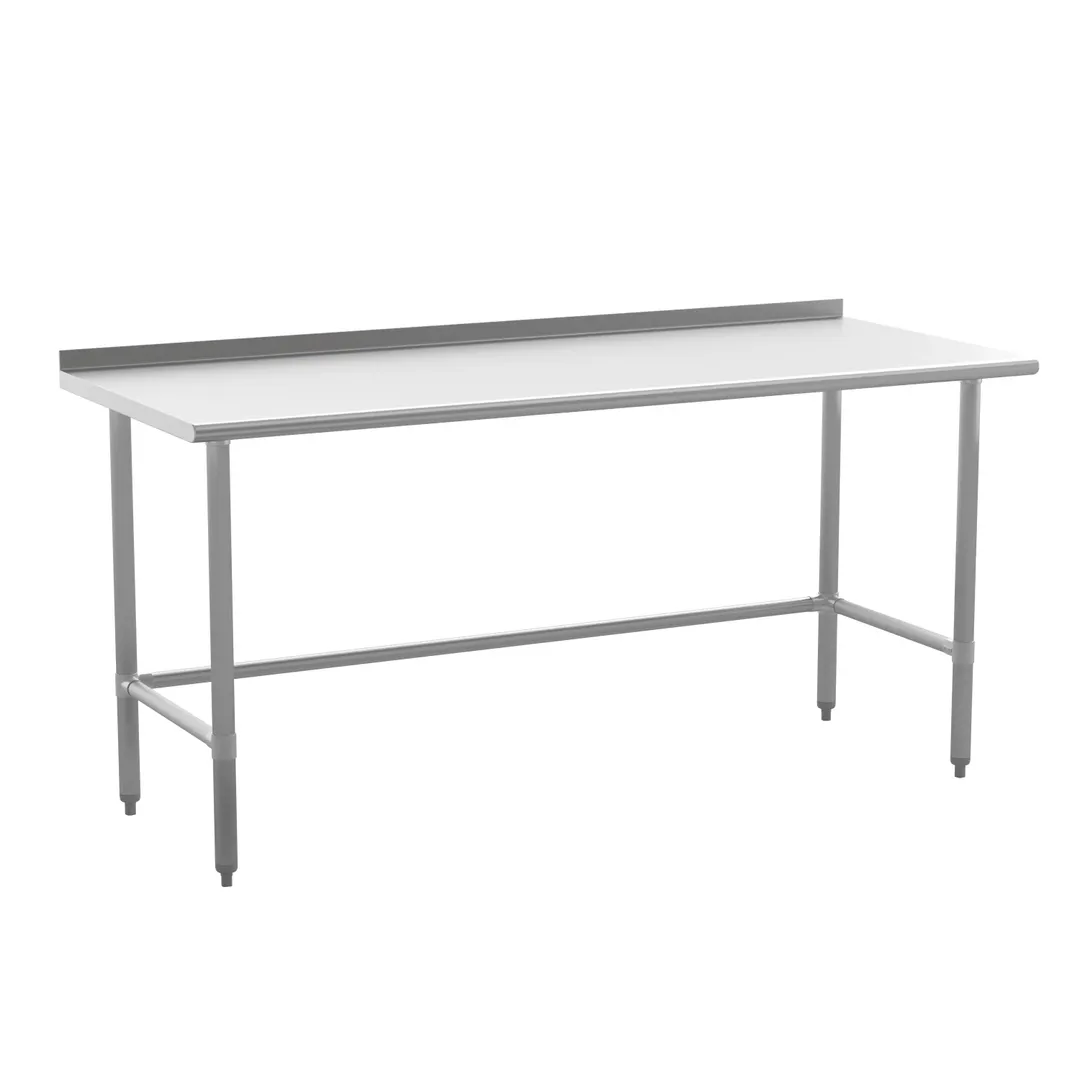 Flash Furniture NH-WT-3072-OG-B1-5-GG Steel Top Work Table
