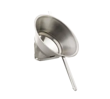 TableCraft Products 348 - 2 Qt 7-1/4" Bouillon Strainer, Stainless Steel Dishwasher Safe, Fine Mesh