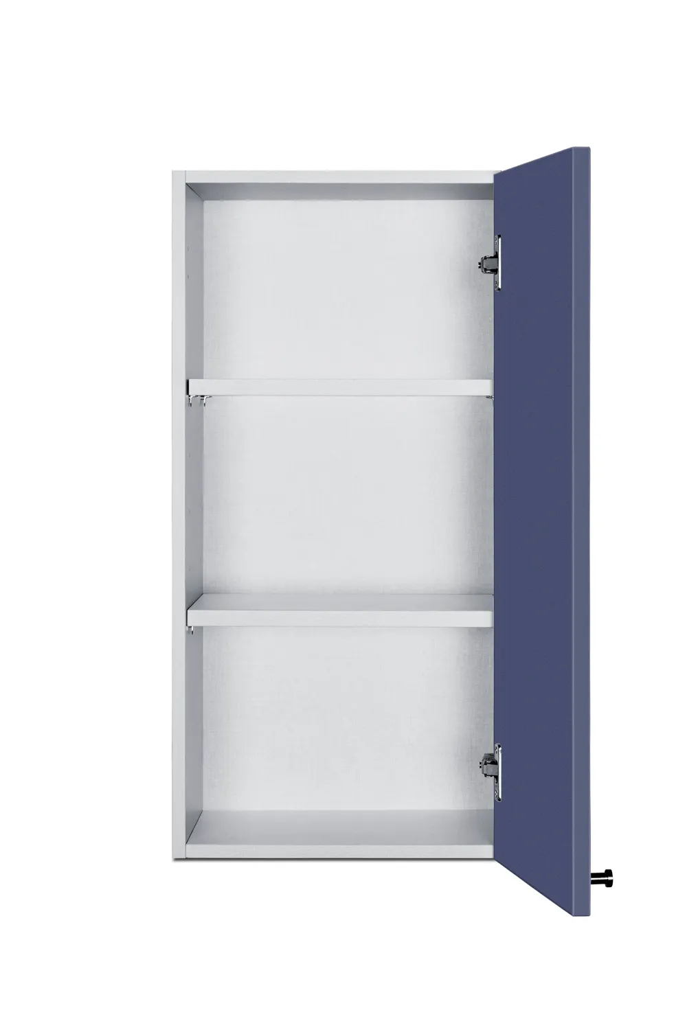 Summit CABMN1530R Wall-Mounted Cabinet, 15" W x 30" H, Midnight Navy, Soft-Close Hinged Door, 6-Way Adjustable
