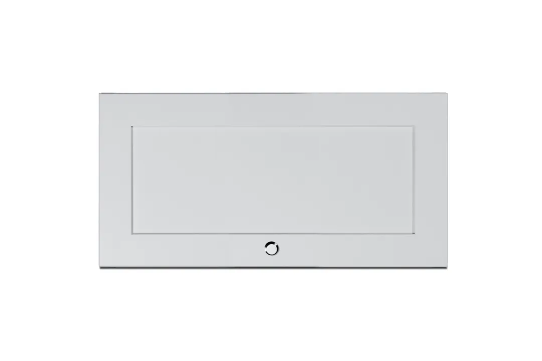 Summit CABWH2018 20 Inch Wall-Mounted Cabinet, Hinged Door, Clean White Finish, Brushed Nickel Knob