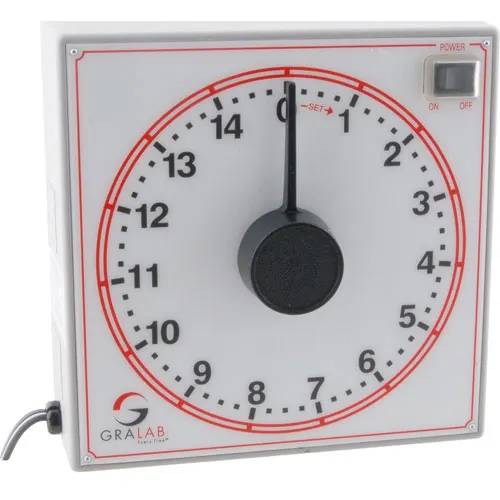 AllPoints 1511032 Timer – 15‑Minute Countdown/Count‑Up, 120V 60Hz, Buzzer, Gralab #255