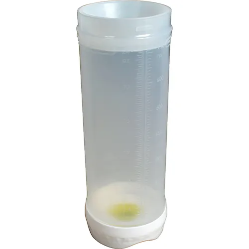 AllPoints 2802115 Squeeze Bottle – 24 oz FIFO Bottle, Wide‑Mouth Top, Tip, Clear/White Cap – Pack