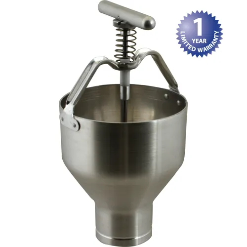 AllPoints 2802151 Donut Batter Dispenser, 1‑9/16" Belshaw Style, Condiment Holder, Stainless Steel