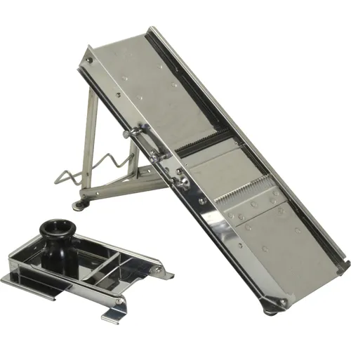AllPoints 51303 - Mandoline Slicer, Stainless Steel, Black Finish, 12" Blade, 5" Height, 3" Width, 10" Depth