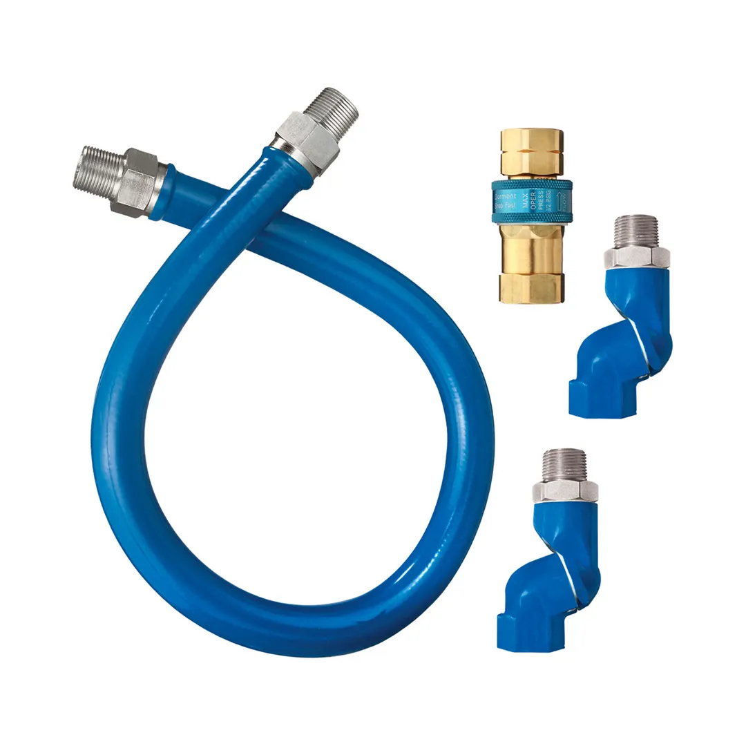 Dormont 16125BPQ2S36 SnapFast 36" Gas Connector Kit w/ Double Swivel MAX, 1-1/4" Diameter