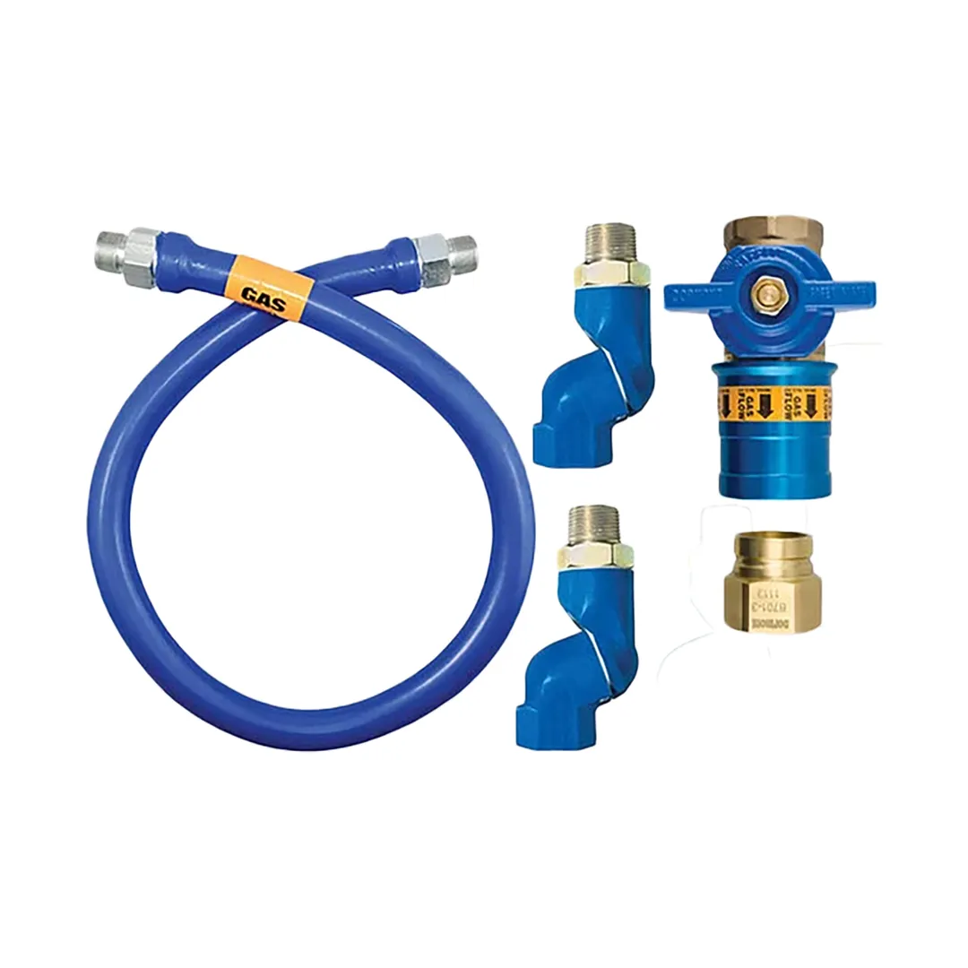 Dormont 1650BPCF2S36 Safety Quik 36" Moveable Gas Connector Kit, Double Swivel MAX, 1/2" Diameter