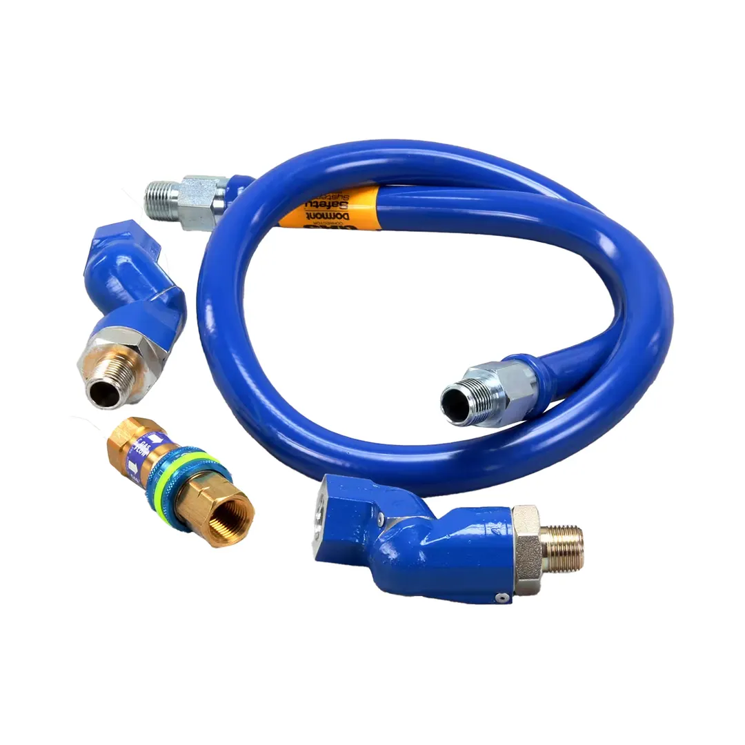 Dormont 1650BPQ2S48 SnapFast 48" Moveable Gas Connector Kit w/ Double Swivel MAX, 1/2" Dia