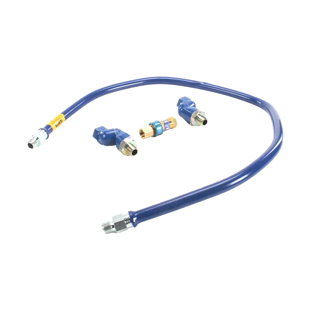 Dormont 1650BPQ2S60 SnapFast 60" Moveable Gas Connector Kit w/ Double Swivel MAX, 1/2" Dia