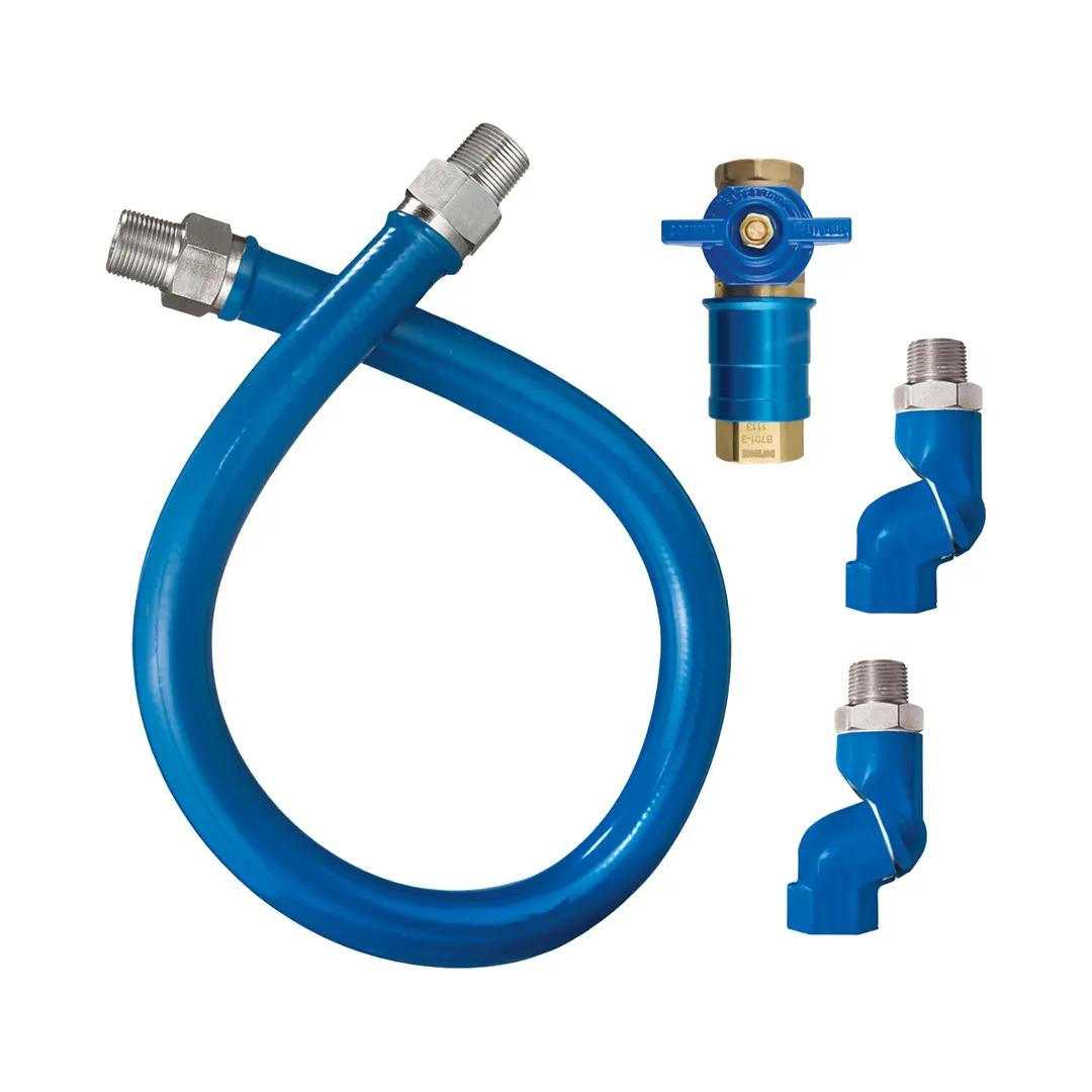 Dormont 1675BPCF2S36 Safety Quik 36" Gas Connector Kit w/ Double Swivel MAX, 3/4" Diameter