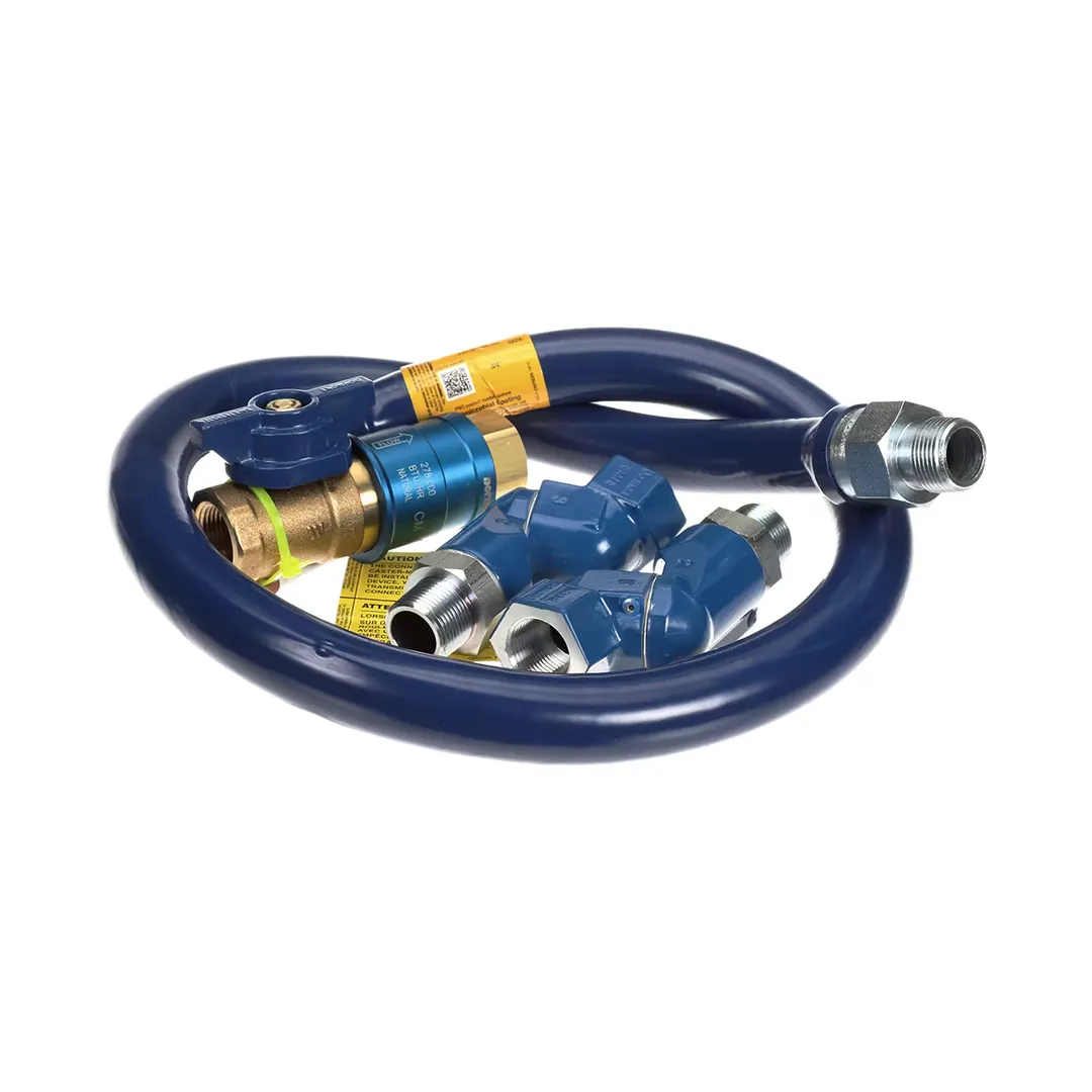 Dormont 1675BPCF2S48 Safety Quik 48" Gas Connector Kit w/ Double Swivel MAX, 3/4" Diameter