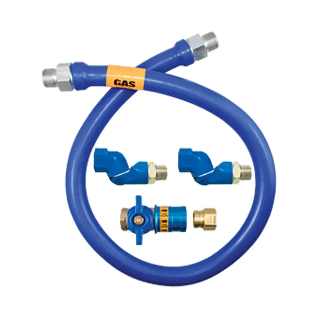 Dormont 1675BPCF2S48BX Safety Quik 48" Gas Connector Kit w/ Double Swivel MAX, 3/4" Dia, in Box