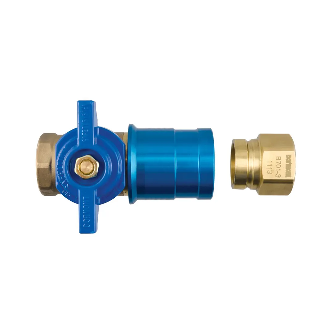 Dormont CF-75R Quick Disconnect Coupler - 3/4" Safety Quik QDV Fitting, Retail Bag Packaging