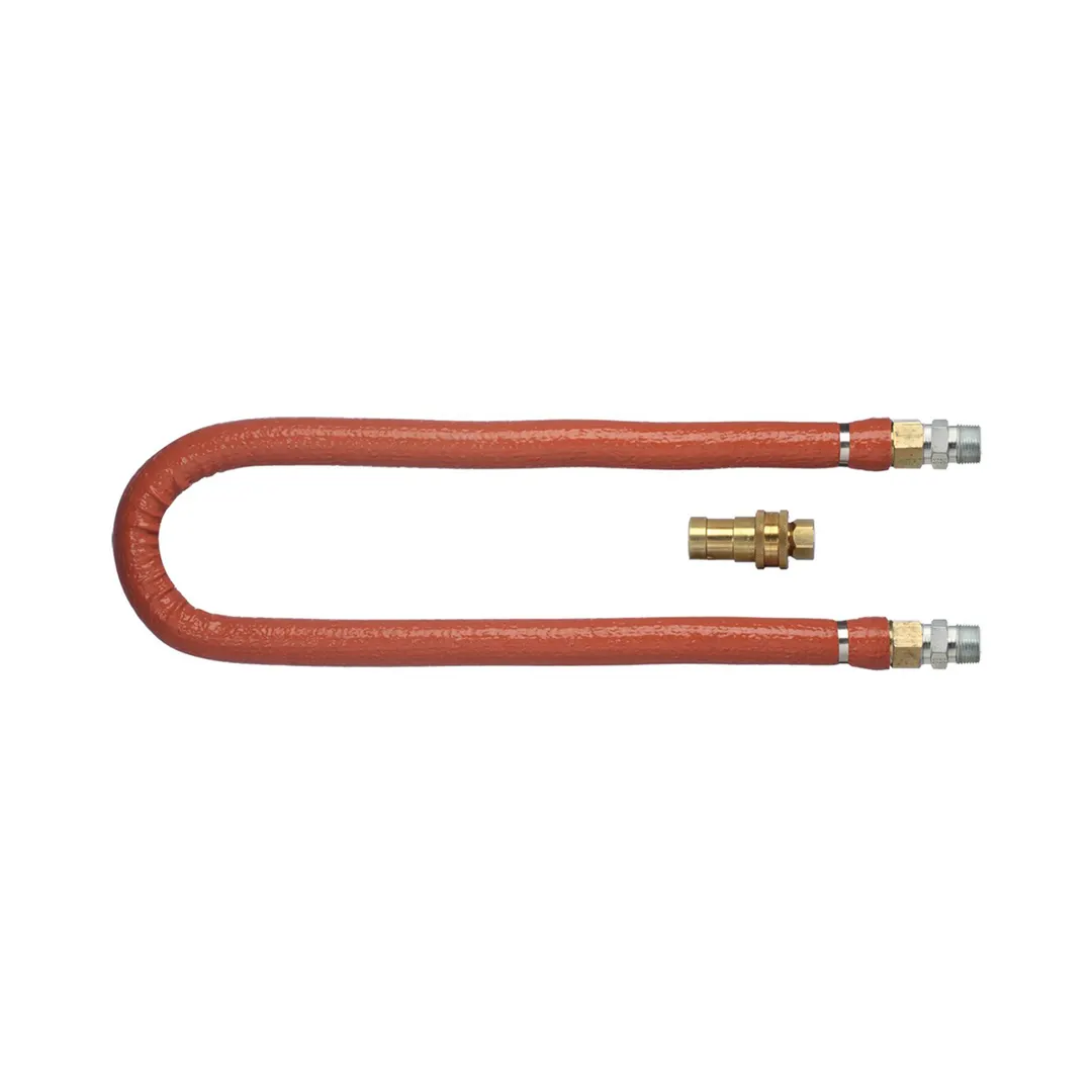 Dormont H50BIP2Q60 60" Safety System Steam Connector Hose w/ Quick Disconnect ,1/2" Diameter
