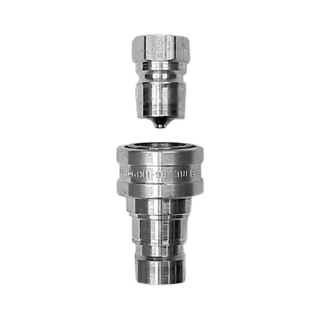 Dormont LFW37QD Water Quick Disconnect - 2-Way Coupling, 3/8" Diameter Brass Connector / High-Flow
