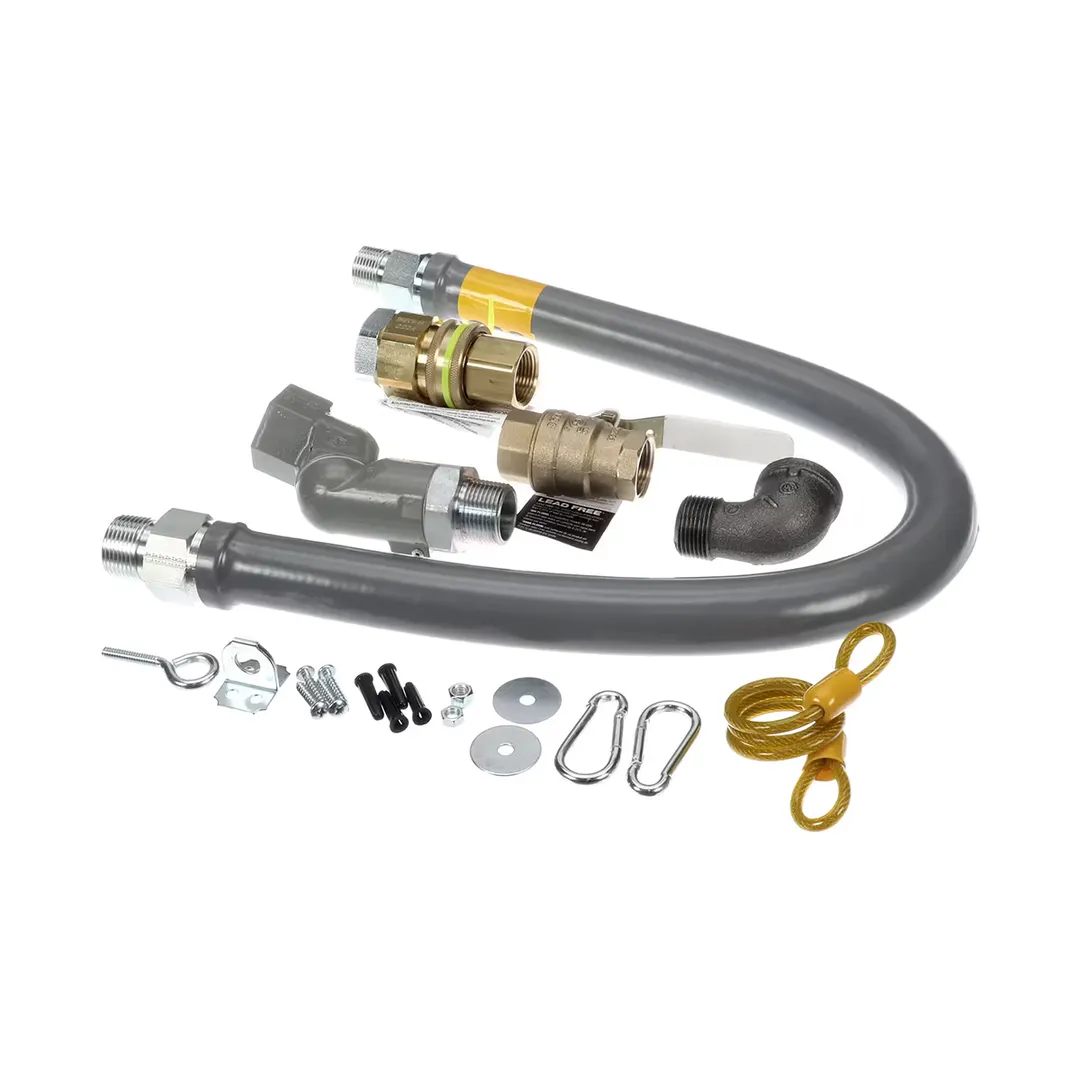 Dormont RG100S36 ReliaGuard 36" Gas Connector Kit, SwivelGuard, Snap Quick-Disconnect, 1" Diameter
