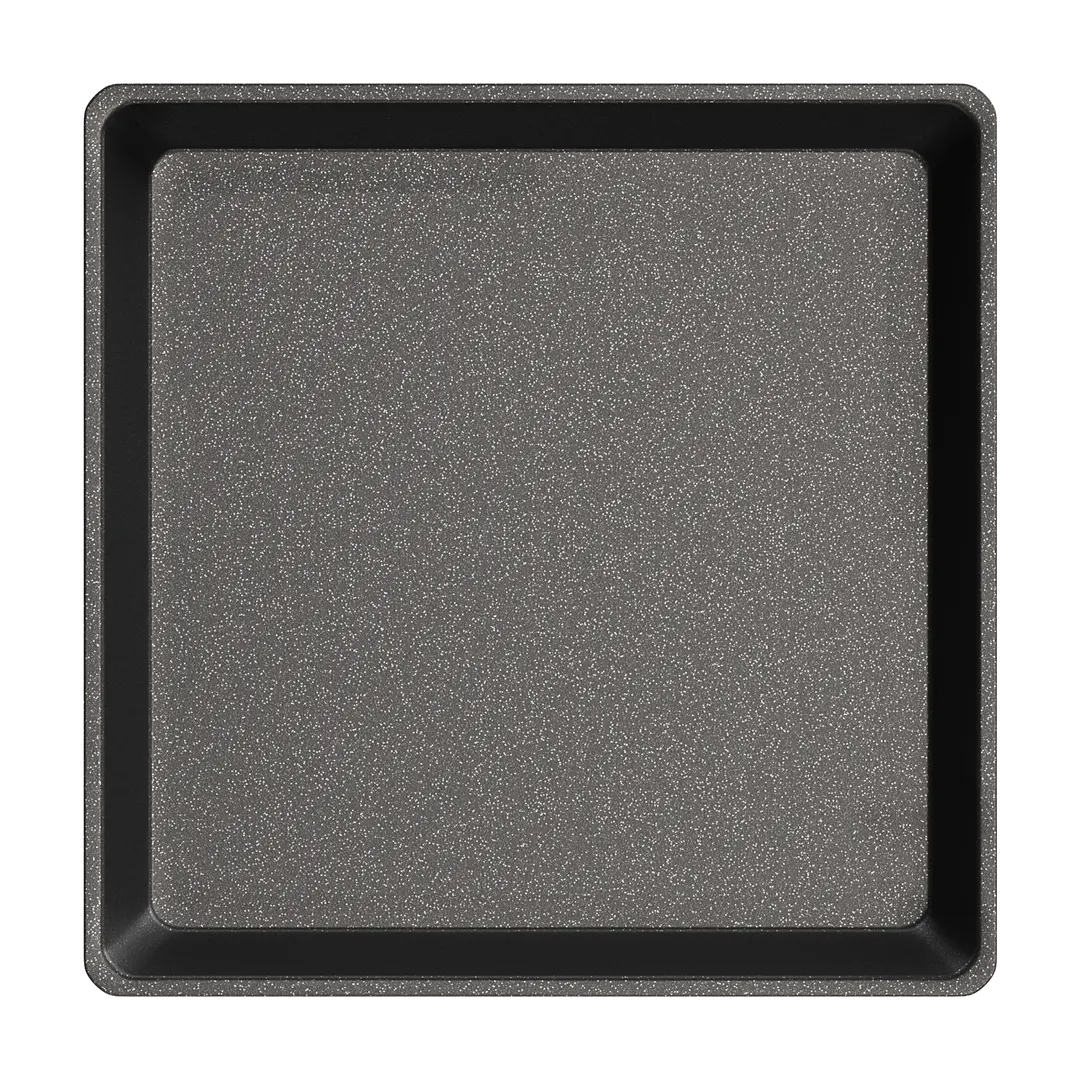 Pratica Products Inc 200226 Square Fry Pan, 10 1/4" W x 10 1/4" D x 1 3/16" H, Fit Express, Fit SM