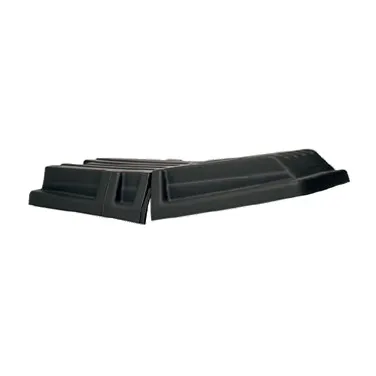 Rubbermaid FG130700BLA Tilt Truck Lid, Domed Hinged Cover for 1 cu yd, Black, Made in USA